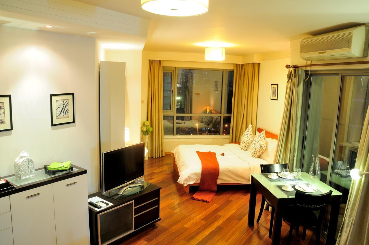 Kingland apartamento con servicio Shanghái Exterior foto